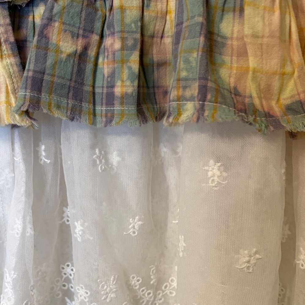 Blue Velvet Pastel Plaid Fabric - Picture 4 of 6